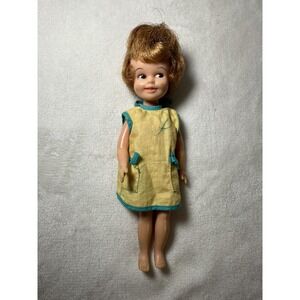Vintage Penny Brite Doll 1960s With Brown Eyes And Blonde Hair w extra dress